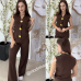Conjunto Rebeca Marrom